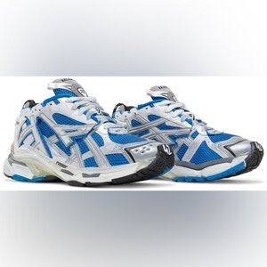 Balenciaga Blue and Silver Runnwr